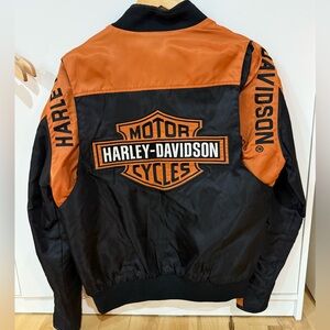 Vintage Harley Davidson lightweight biker jacket